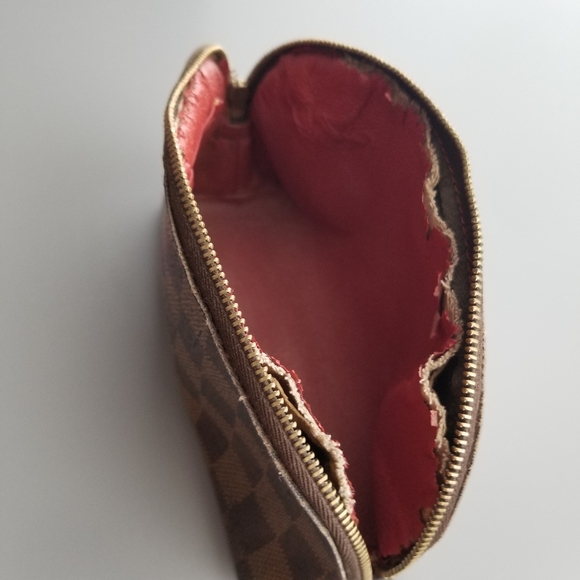 Louis Vuitton Vintage Makeup pouch Damier ebene print - Picture 4 of 16